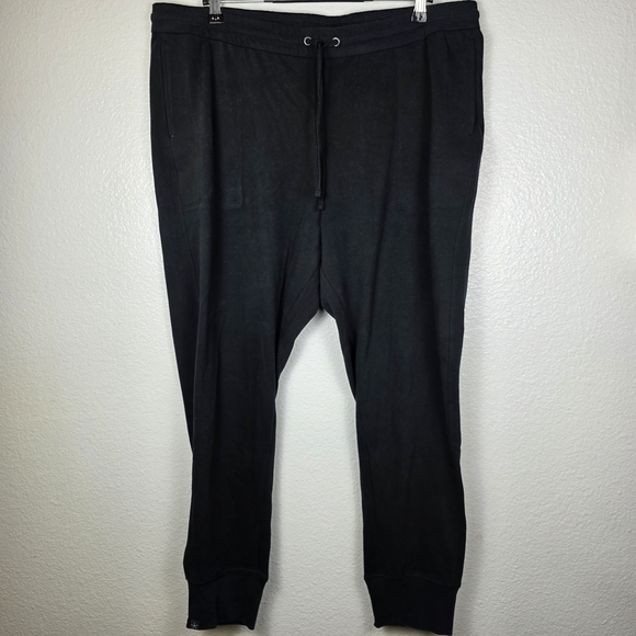 Barefoot Dreams Cozychic Lite Easy Long Sleeve Top and Jogger Set Black Sz 1X - Picture 10 of 15